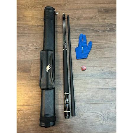 Cơ Bida Cacbon Phủ GraMax Ngọc Trai Mẫu mới - Cơ Bida Cacbon Full đen Chuyên Nghiệp