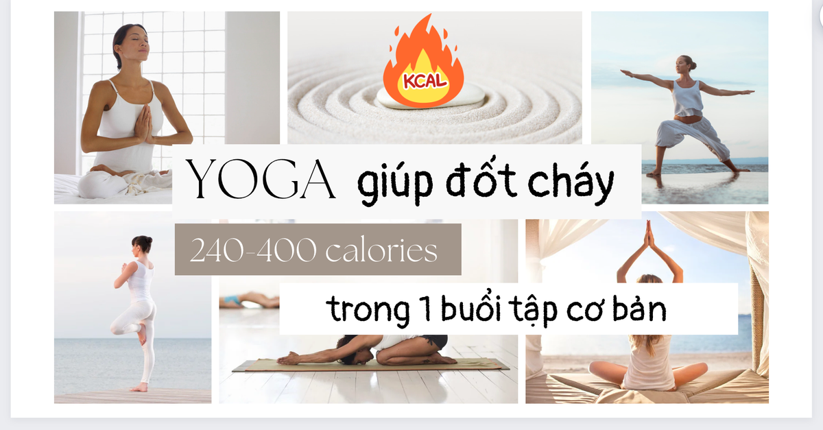 Yoga giúp đốt cháy calo