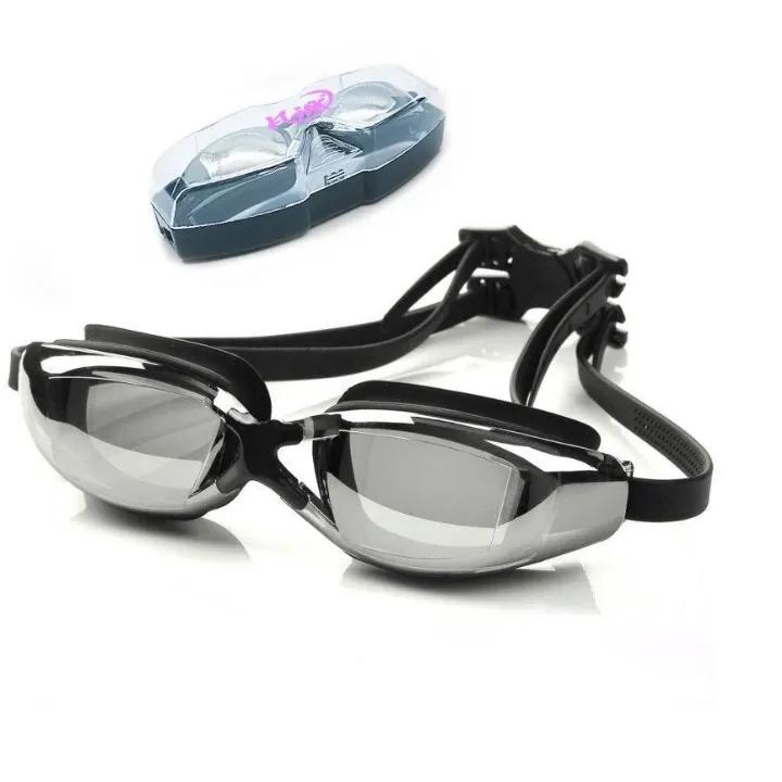 Kính bơi cận thị từ 0.8-1.5 đi ốp, thời trang, tráng gương, chống UV, chống sương mờ