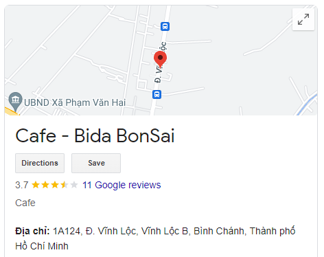 Cafe - Bida BonSai