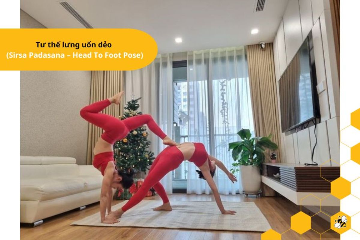 Tư thế lưng uốn dẻo  (Sirsa Padasana – Head To Foot Pose)