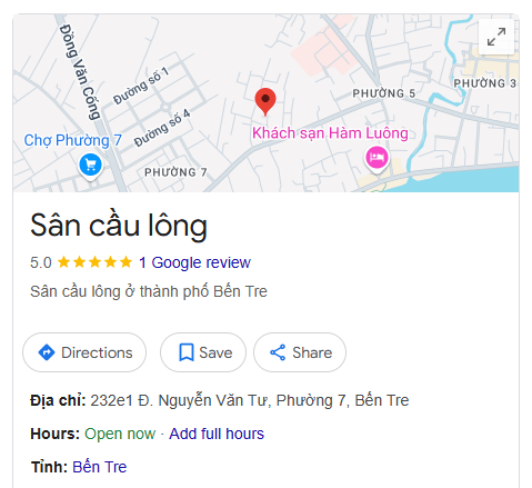 Sân cầu lông