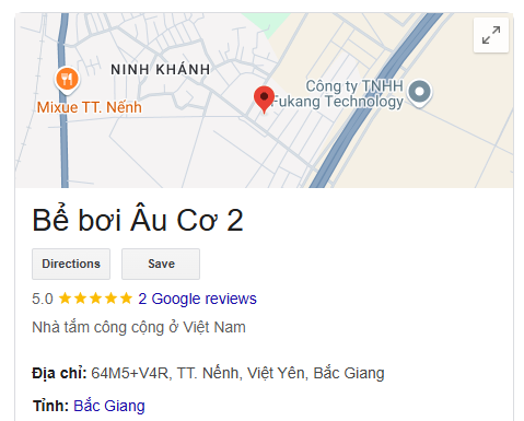 Bể bơi Âu Cơ 2