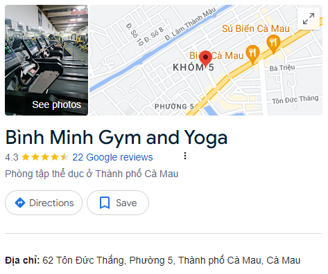 Bình Minh Gym and Yoga