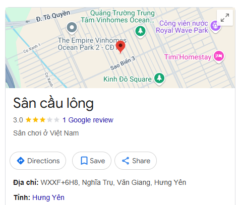 Sân cầu lông