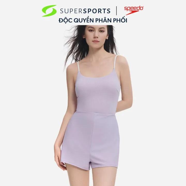 Đồ Bơi Một Mảnh Nữ Speedo Female Story Rib Shaping Single Stripe - Tím