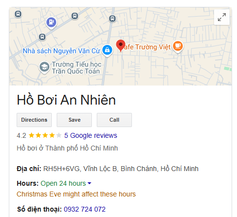 Hồ Bơi An Nhiên