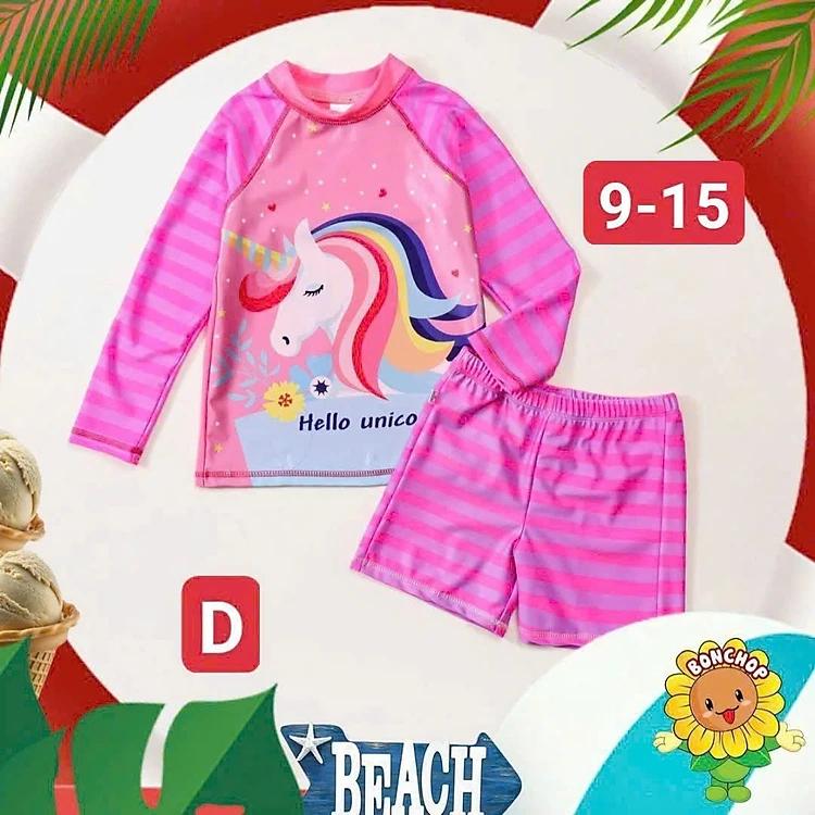 Bộ đồ bơi cho bé gái pony baby three từ 14-40kg
