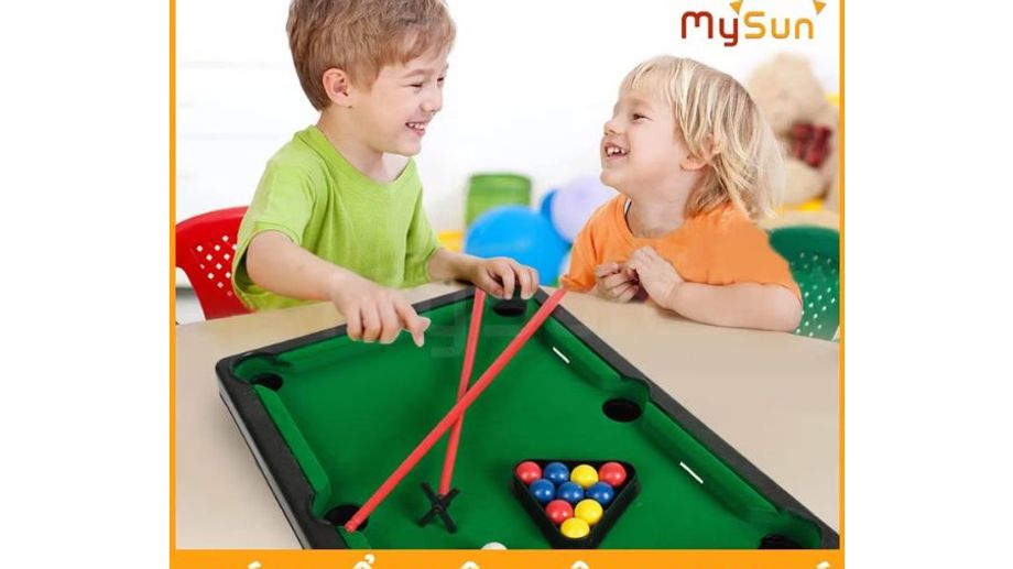 Bàn bida (bi a) trẻ em – Món đồ chơi vừa giải trí vừa giúp bé phát triển toàn diện