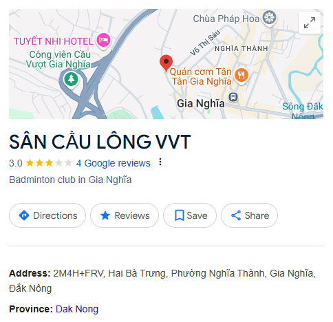 SÂN CẦU LÔNG VVT