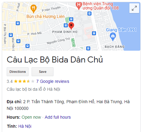 Câu Lạc Bộ Bida Dân Chủ