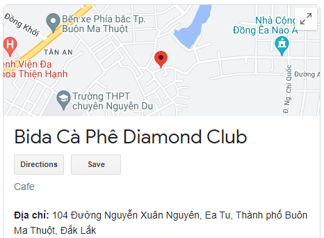 Bida Cà Phê Diamond Club