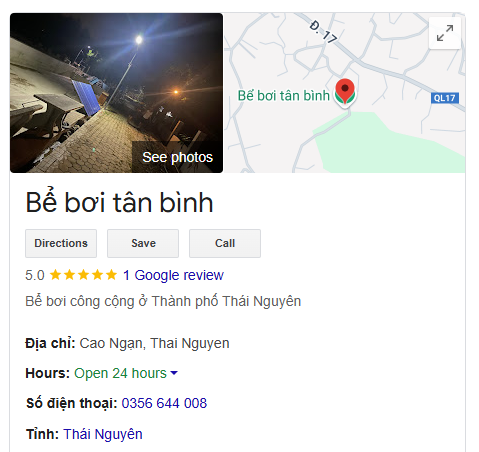 Bể bơi tân bình