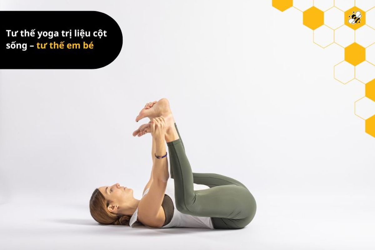 Tư thế yoga trị liệu cột s�ống – tư thế em bé