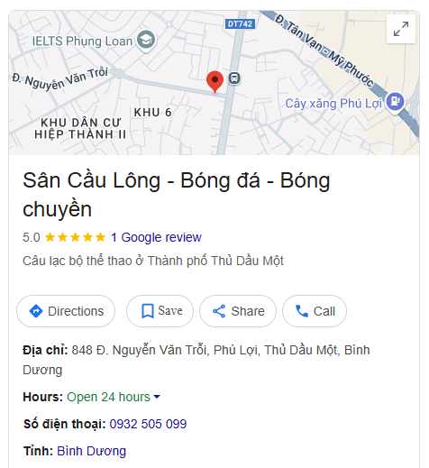 Sân Cầu Lông - Bóng đá - Bóng chuyền