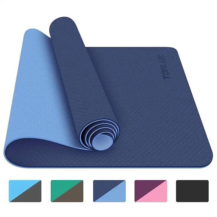 Thảm Tập Yoga, Gym Begor TPE 2 Lớp Cao Su Non Dày, Êm Chống Trơn Trượt