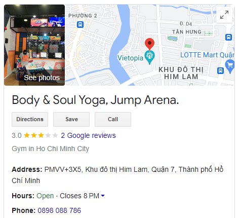 Body & Soul Yoga, Jump Arena.