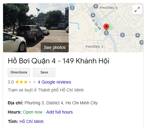 Hồ Bơi Quận 4 - 149 Khánh Hội