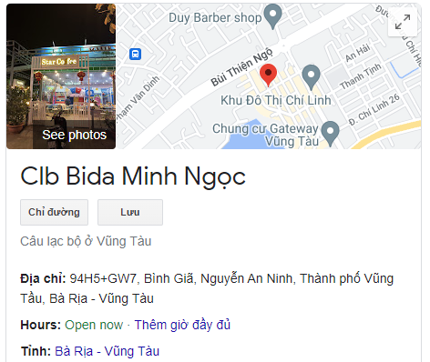 Clb Bida Minh Ngọc
