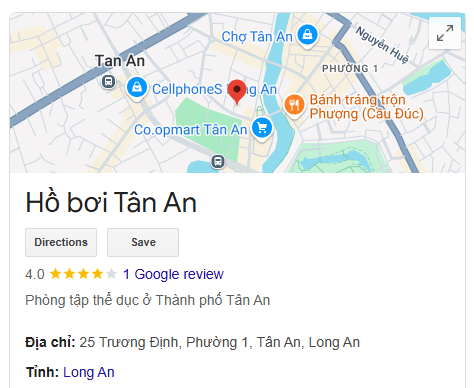 Hồ bơi Tân An