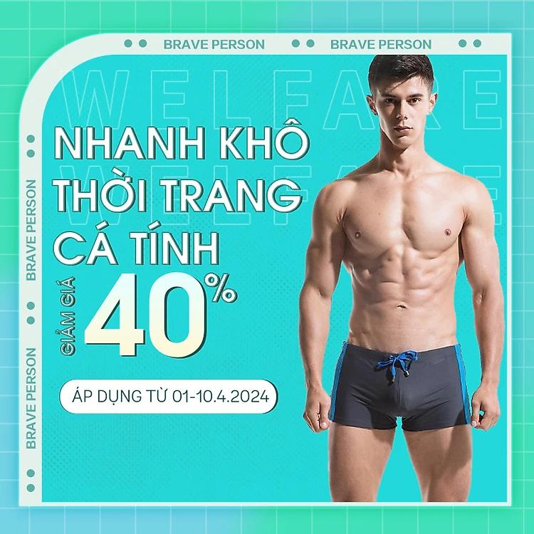 Quần Đi Bơi Nam Thời Trang 410