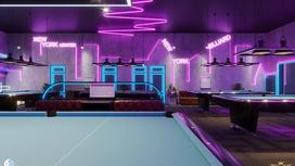 Bản vẽ thiết kế quán bida