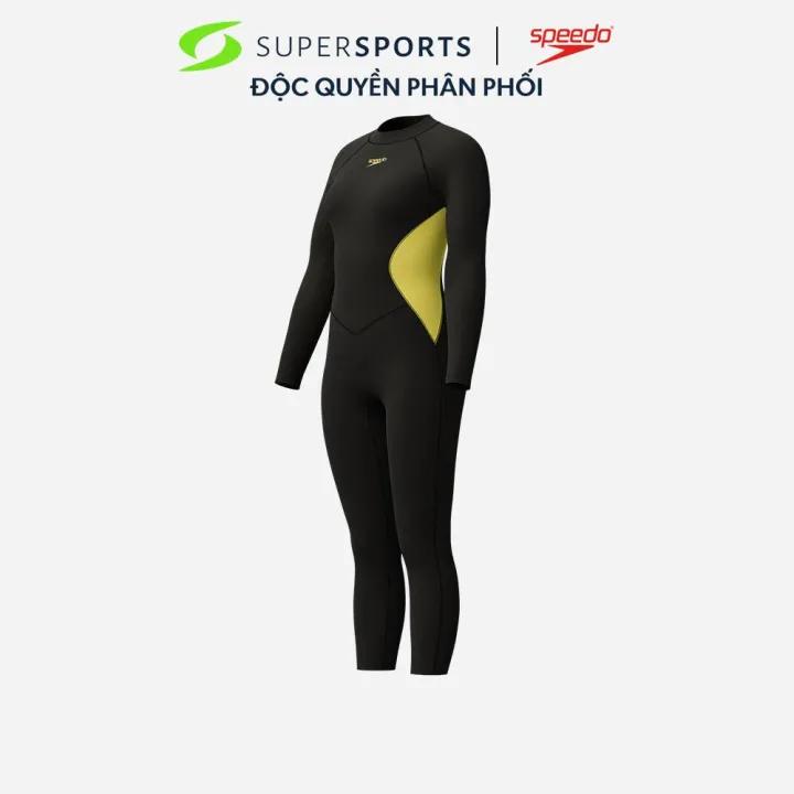 Đồ Bơi Chống Nắng Nữ Speedo Long Sleeves Panel (Asia Fit) - Vàng