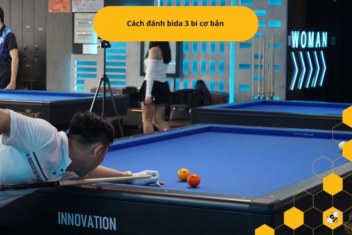Cách đánh bida 3 bi cơ bản