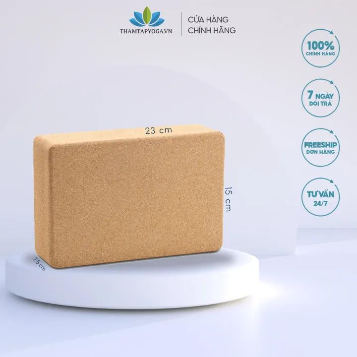 Gạch tập yoga gỗ bần Yogalink 700gr