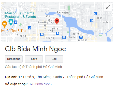 Clb Bida Minh Ngọc