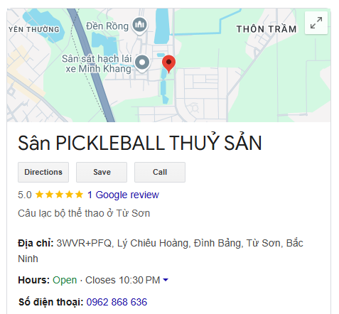 Sân PICKLEBALL THUỶ SẢN