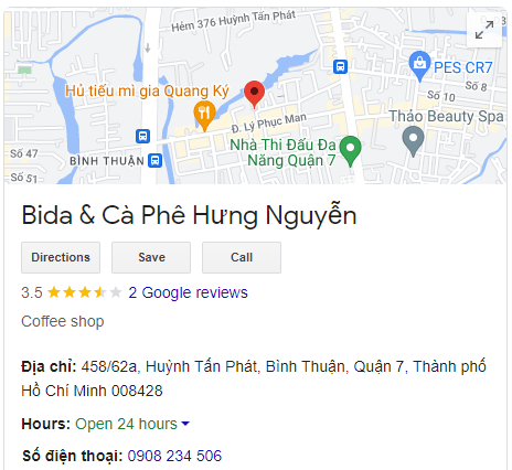 Bida & Cà Phê Hưng Nguyễn