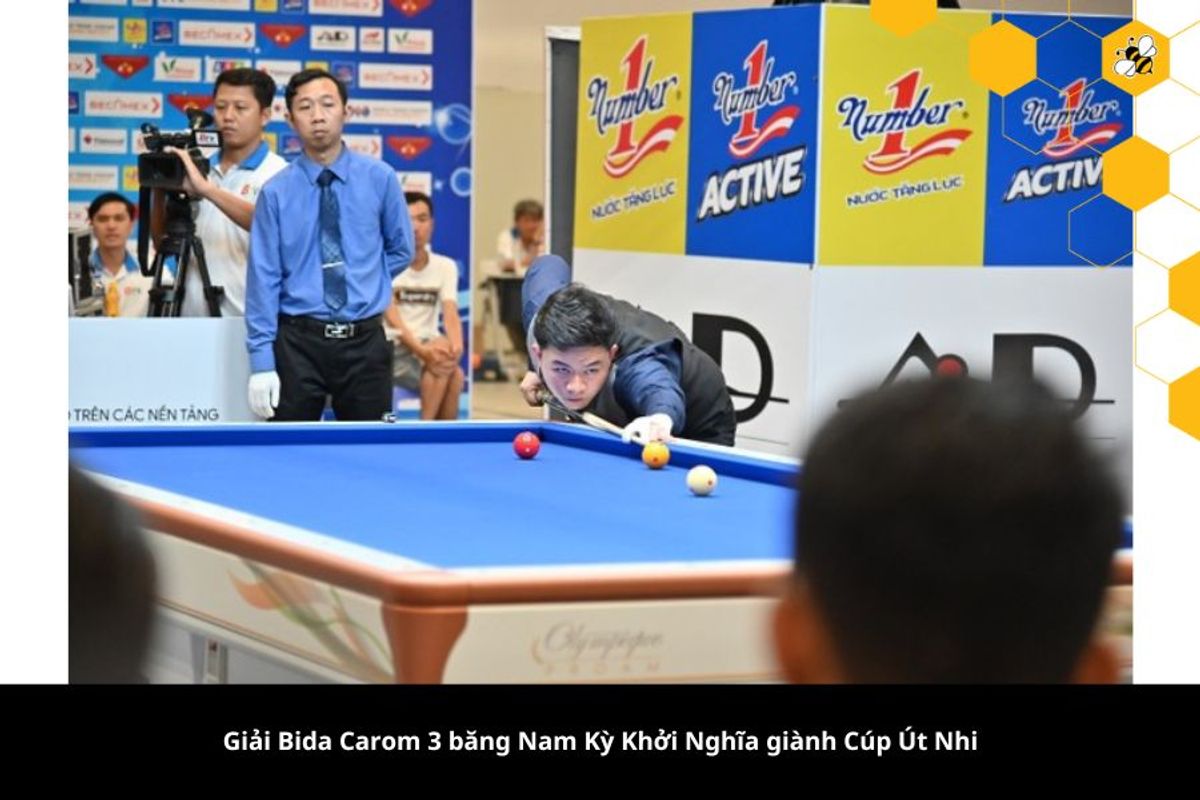 Giải Bida Carom 3 băng Nam Kỳ Khởi Nghĩa giành Cúp Út Nhi