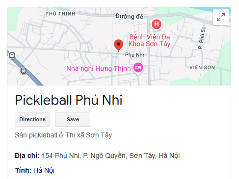 Pickleball Phú Nhi