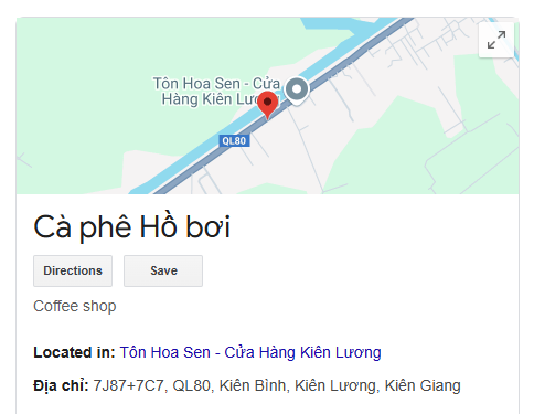 Cà phê Hồ bơi