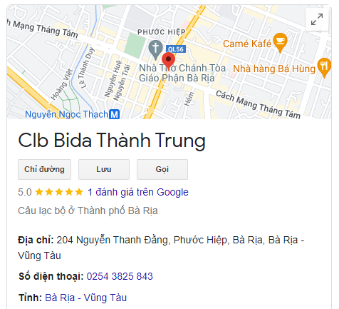 Clb Bida Thành Trung