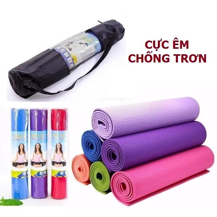thảm tập yoga cao su non chống trơn - thảm tập yoga cao su non