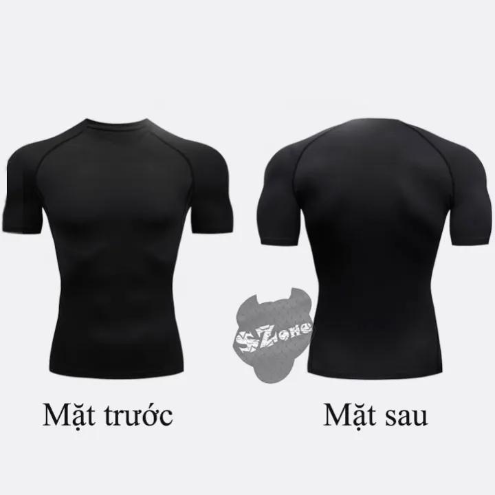 Áo bơi nam ngắn tay ổn định thân nhiệt, chống tia UV, chống nắng