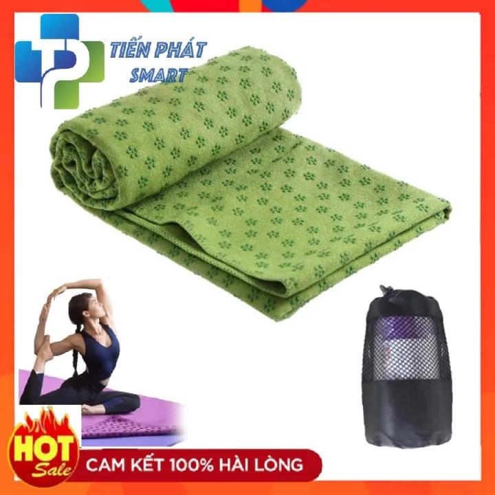Khăn Trải Thảm Yoga Hạt Cao su Non