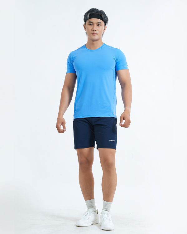 Set Tập Gym Yoga Nam Áo Thun Icado AT42 Quần Đùi Icado AT15