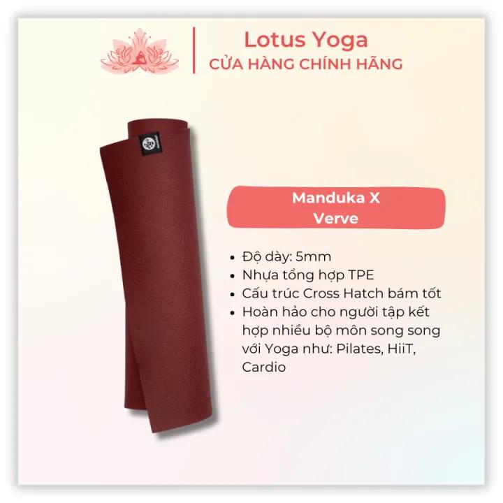 Thảm tập yoga Manduka X 5MM - VERVE (Đỏ)