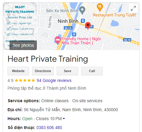 Heart Private Training