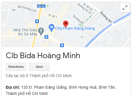 Clb Bida Hoàng Minh