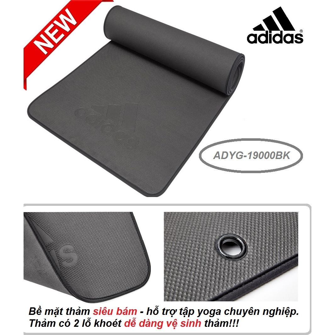 THẢM YOGA 5MM ADIDAS ADYG-19000BK