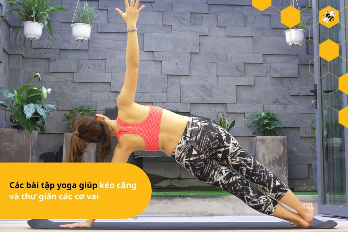 Các bài tập yoga giúp kéo căng và thư giãn các cơ vai