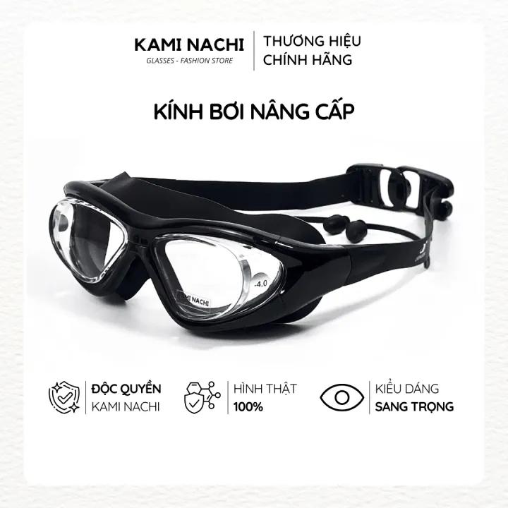 Kính bơi cận nâng cấp cho người lớn có độ cận từ 2.0 đến 9.0 độ chính hãng KAMI NACHI