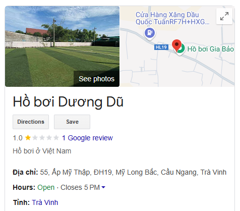 Hồ bơi Dương Dũ