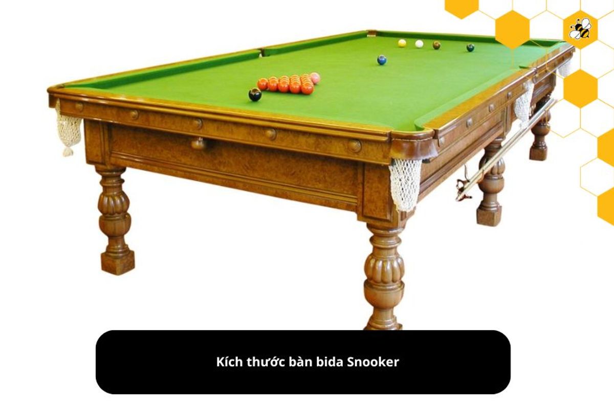 Kích thước bàn bida Snooker