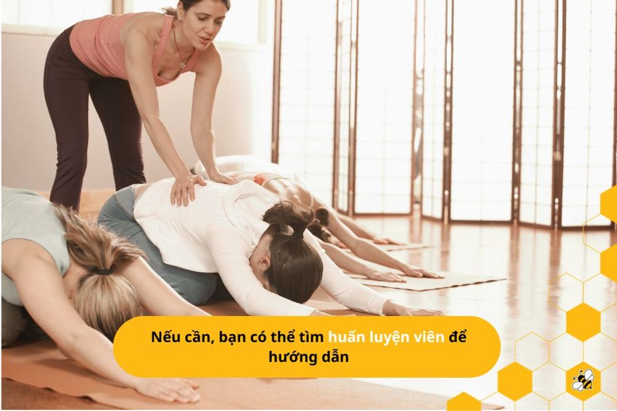 Nếu cần, bạn có thể tìm huấn luyện viên để hướng dẫn