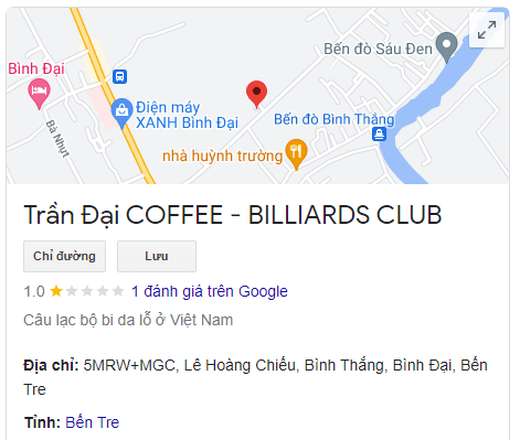 Trần Đại COFFEE - BILLIARDS CLUB